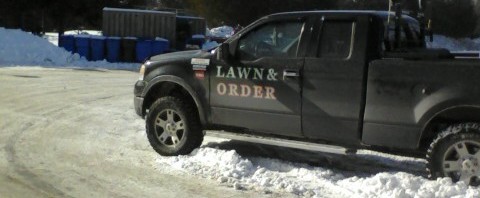 Chuck Norris Truck Lawn and Order